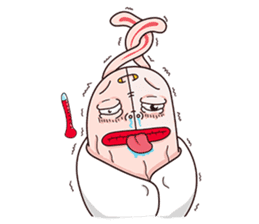 Rude Rabbit sticker #10854345