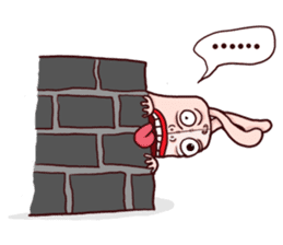 Rude Rabbit sticker #10854349