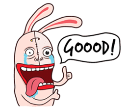 Rude Rabbit sticker #10854350