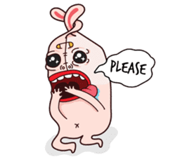 Rude Rabbit sticker #10854356