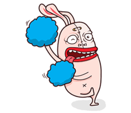 Rude Rabbit sticker #10854357