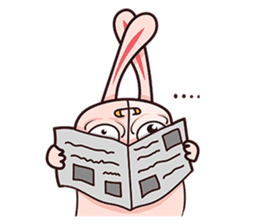 Rude Rabbit sticker #10854358