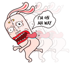 Rude Rabbit sticker #10854361