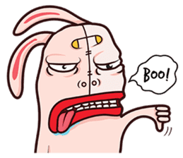 Rude Rabbit sticker #10854364