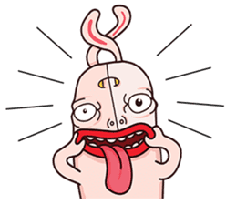 Rude Rabbit sticker #10854367