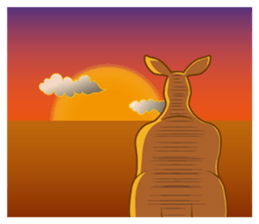 THE KANGAROO sticker #10855303