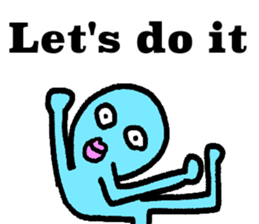 Colorful round faces sticker #10855930