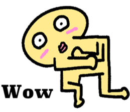 Colorful round faces sticker #10855932