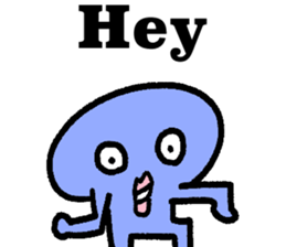 Colorful round faces sticker #10855933