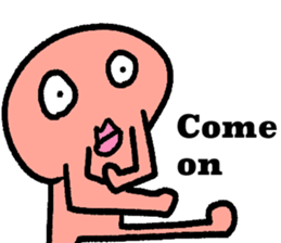 Colorful round faces sticker #10855935