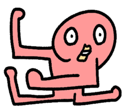 Colorful round faces sticker #10855938