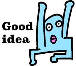 Colorful round faces sticker #10855939