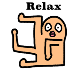 Colorful round faces sticker #10855942