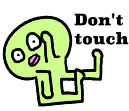 Colorful round faces sticker #10855943