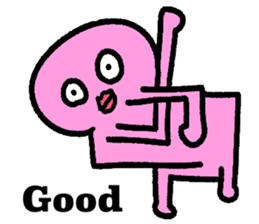 Colorful round faces sticker #10855944