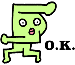 Colorful round faces sticker #10855945