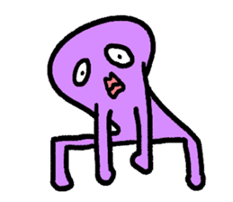 Colorful round faces sticker #10855948