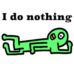 Colorful round faces sticker #10855950