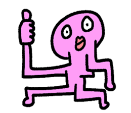 Colorful round faces sticker #10855951