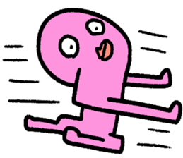 Colorful round faces sticker #10855957