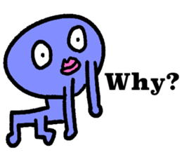 Colorful round faces sticker #10855961