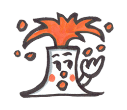 Man of explosion volcano sticker #10856060