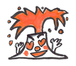 Man of explosion volcano sticker #10856073