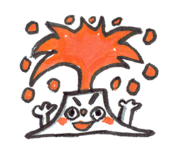 Man of explosion volcano sticker #10856082