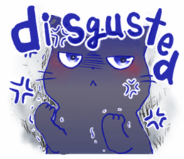 Cute Marshmallow cat sticker #10856227