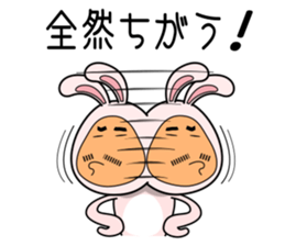 Super Rabbit Man sticker #10856250