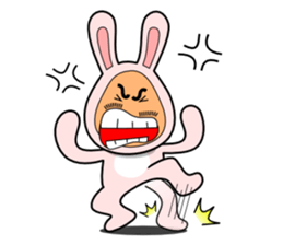 Super Rabbit Man sticker #10856252