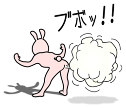 Super Rabbit Man sticker #10856283