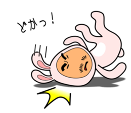 Super Rabbit Man sticker #10856286