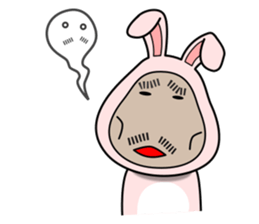 Super Rabbit Man sticker #10856287