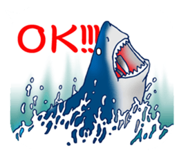 Everyday Conversation with shark,etc. sticker #10856648