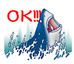 Everyday Conversation with shark,etc. sticker #10856648