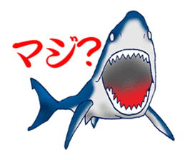Everyday Conversation with shark,etc. sticker #10856649