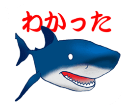 Everyday Conversation with shark,etc. sticker #10856656