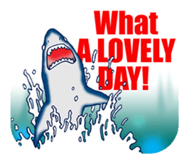 Everyday Conversation with shark,etc. sticker #10856680