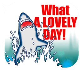 Everyday Conversation with shark,etc. sticker #10856680