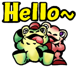 Egguri-Frog&Girl 2 sticker #10856888