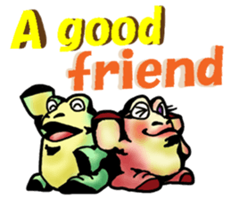 Egguri-Frog&Girl 2 sticker #10856891
