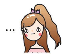 Aileen cute girl sticker #10858059