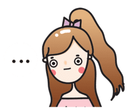 Aileen cute girl sticker #10858059