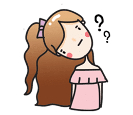 Aileen cute girl sticker #10858087