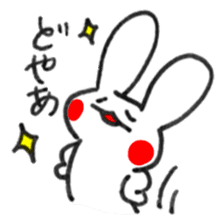 Snow rabbitMan sticker #10858226