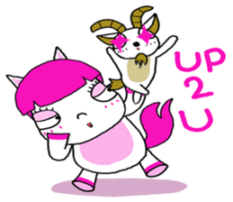 Gee gee & Goatee sticker #10858877