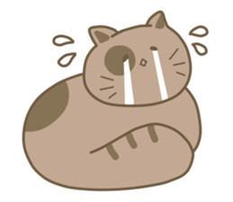 Daily Life of A Fat Cat sticker #10859014