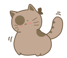 Daily Life of A Fat Cat sticker #10859015