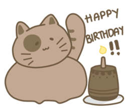 Daily Life of A Fat Cat sticker #10859016